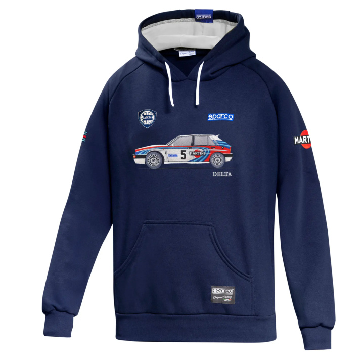 Sparco Martini Racing Lancia Delta Hoodie in the group Universal products / Lifestyle / Clothing & Accessories / Sparco Clothing & Promotional Items at DDESIGN Scandinavia AB (SCOBMF0092NDN06)