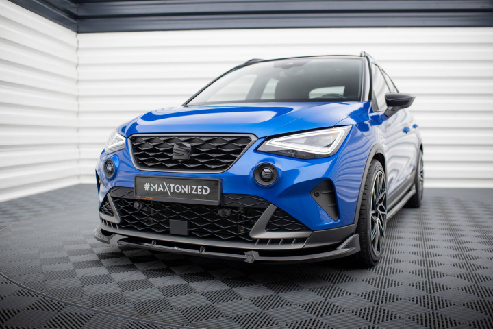 Front Splitter Seat Arona FR Mk1 Facelift 2021+ Maxton Design in the group Select car model / Seat / Arona MK1 2017+ at DDESIGN Scandinavia AB (SE-AR-1F-FR-FD1G)
