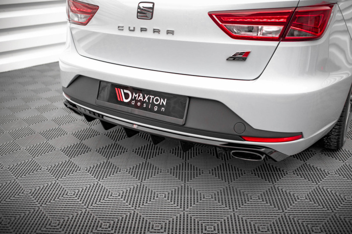 Seat Leon Cupra Sportstourer Mk3 2012-2016 Rear Valance V.1 Maxton Design in the group Select car model / Seat / Leon Mk3 12-20 / Styling at DDESIGN Scandinavia AB (SE-LE-3-CU-ST-RS1G)