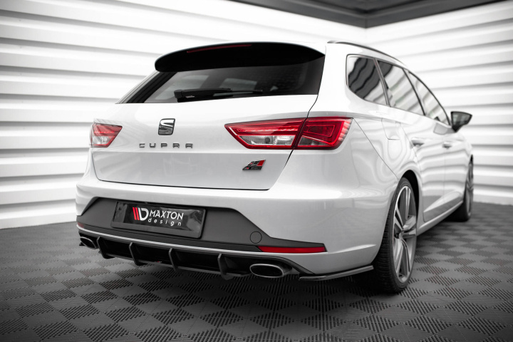 Seat Leon Cupra Sportstourer Mk3 2012-2016 Rear Side Splitters V.1 Maxton Design in the group Select car model / Seat / Leon Mk3 12-20 / Styling at DDESIGN Scandinavia AB (SE-LE-3-CU-ST-RSD1G)