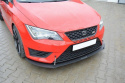 Seat Leon Cupra / FR MK3 2012-2016 Racing Front Splitter V.1 Maxton Design