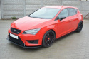 Seat Leon Cupra / FR MK3 2012-2016 Racing Front Splitter V.1 Maxton Design