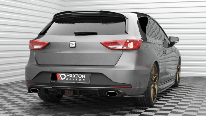 Seat Leon Cupra ST Facelift MK3 2016-2020 Spoiler Cap V.2 Maxton Design in the group Select car model / Seat / Leon Mk3 12-20 / Styling at DDESIGN Scandinavia AB (SE-LE-3F-CU-ST-CAP2G)