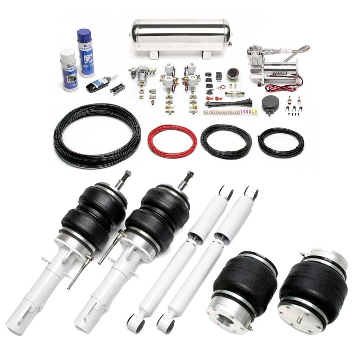 A3/S3 Quattro / TT Quattro / Leon 4x4 / Octavia I 4x4 / Bora 4motion / Golf IV 4motion 1996 - 2010 Complete Air Suspension Kit Incl. Manual Air Management System TA Technix in the group Select car model / Audi / A3 - S3 - RS3 (8L) 1996-2003 / Chassis / Air suspension at DDESIGN Scandinavia AB (SET-LFAU01)