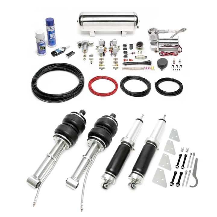 Audi 100 (C1, F104) 1970 - 1973 Complete Air Suspension Kit Incl. Manual Air Management System TA Technix in the group Select car model / Audi / 80 - 90 - 100 1966-1997 / Chassis / Suspension at DDESIGN Scandinavia AB (SET-LFAU13)