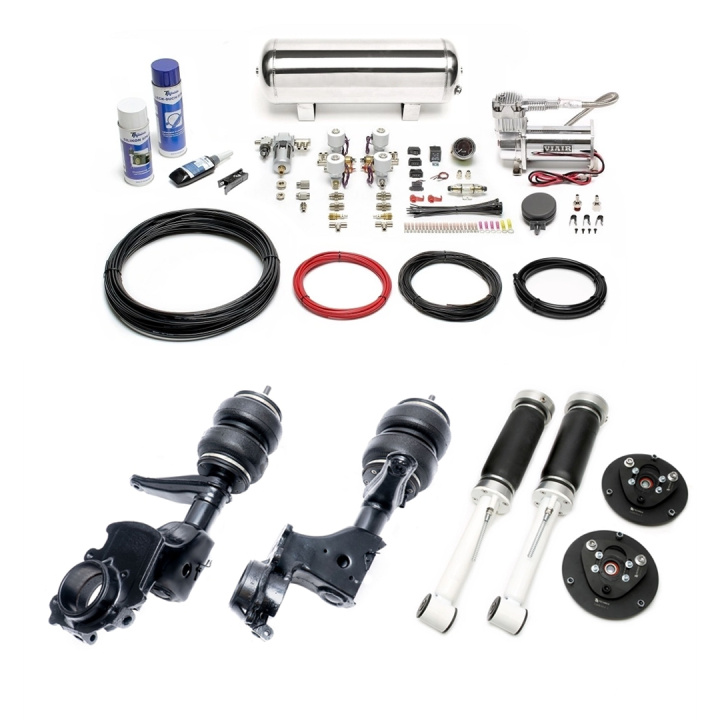 Audi 100 /2 (44) 1982 -1991 Complete Air Suspension Kit Incl. Manual Air Management System TA Technix in the group Select car model / Audi / 80 - 90 - 100 1966-1997 / Chassis / Suspension at DDESIGN Scandinavia AB (SET-LFAU14)