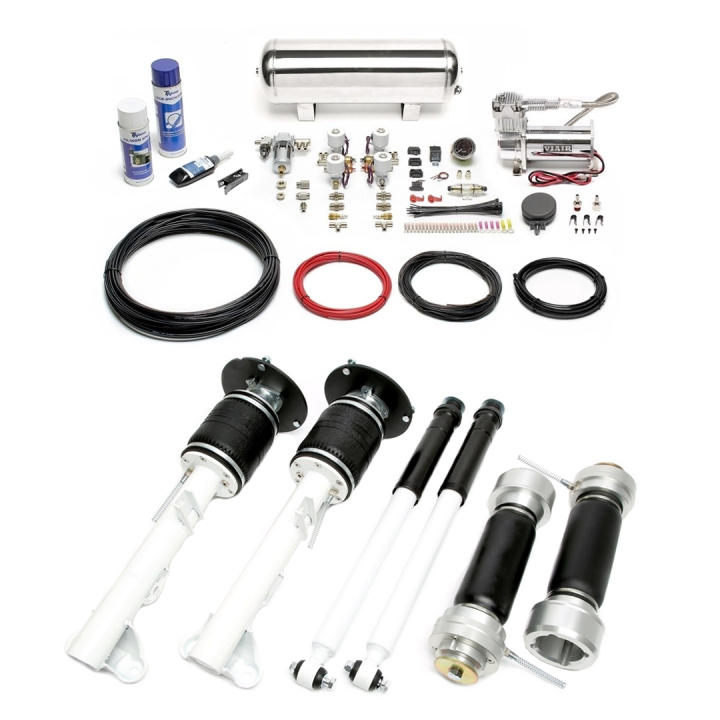 Mercedes Benz C-Klass (W203, S203, CL203, CL203, C209, A209) 2001 - 2011 Complete Air Suspension Kit Incl. Manual Air Management System TA Technix in the group Select car model / Mercedes Benz / C-Class 00-08 (W203) / Chassis / Suspension at DDESIGN Scandinavia AB (SET-LFMB02)