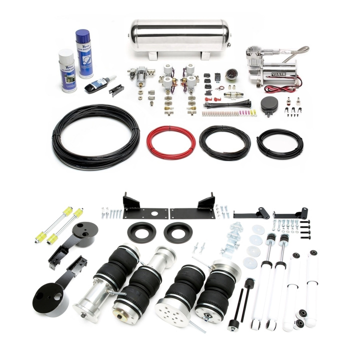 Mercedes Benz SL-Klass R107 / C107 1971 - 1989 Complete Air Suspension Kit Incl. Manual Air Management System TA Technix in the group Universal products / Chassis / Air Suspension / Model adapted air suspension / Model adapted Air suspension kit - TA Technix at DDESIGN Scandinavia AB (SET-LFMB11)