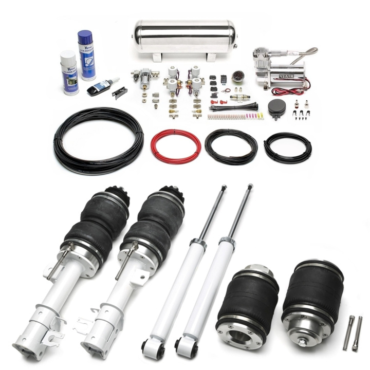 Alfa Romeo / Fiat / Opel Mito / Punto / Grande Punto / Corsa D+E / Adam Complete Air Suspension Kit Incl. Manual Air Management System TA Technix in the group Select car model / Fiat / Grande Punto 05+ / Chassis / Suspension at DDESIGN Scandinavia AB (SET-LFOP08)