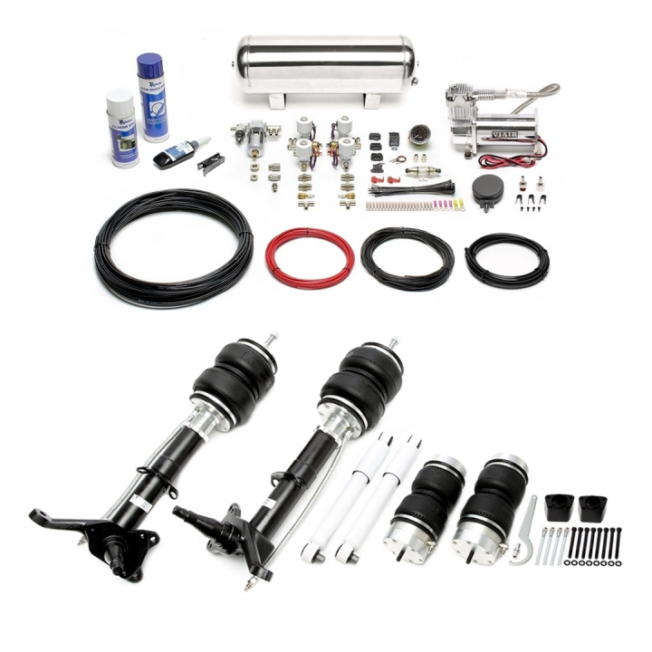 Volvo 240 (P244, P242) 1974 - 1993 Complete Air Suspension Kit Incl. Manual Air Management System TA Technix in the group Select car model / Volvo / 240 - 245 - 260 1974-1993 / Chassis / Coilovers and Springs at DDESIGN Scandinavia AB (SET-LFVO09)