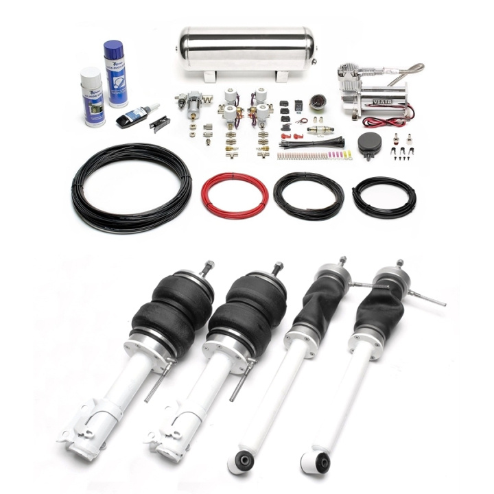 Seat / Volkswagen Toledo I / Golf III / Golf III IV Cabriolet / Vento 1991 - 2002 Complete Air Suspension Kit Incl. Manual Air Management System TA Technix in the group Select car model / VW / Golf 3 91-02 / Chassis / Air suspension at DDESIGN Scandinavia AB (SET-LFVW03)