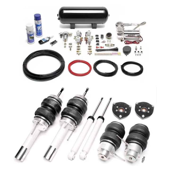 Audi A3 / Altea / Leon / Toledo / Octavia / Superb / Beetle / Eos / Golf / Golf Plus / Jetta / Passat/CC 2003 - 2019 Complete Air Suspension Kit Incl. Manual Air Management System TA Technix in the group Select car model / Audi / A3 - S3 - RS3 (8P) 2003-2013 / Chassis / Air suspension at DDESIGN Scandinavia AB (SET-LFVW05)