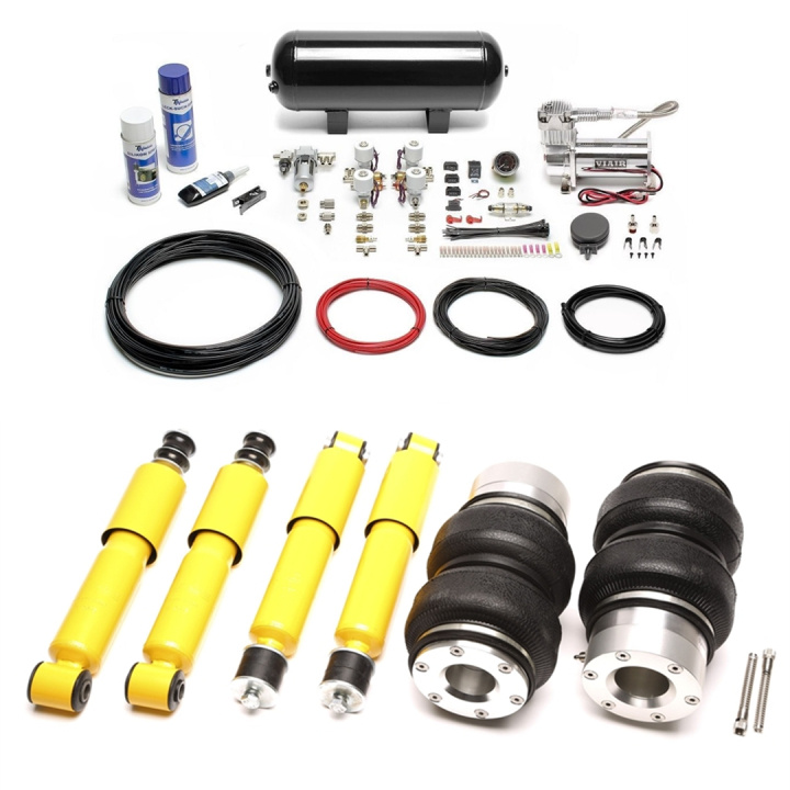 Volkswagen Transporter T4 70X_, 7D_ 1990 - 2003 Complete Air Suspension Kit Incl. Manual Air Management System TA Technix in the group Universal products / Chassis / Air Suspension / Model adapted air suspension / Model adapted Air suspension kit - TA Technix at DDESIGN Scandinavia AB (SET-LFVW21)