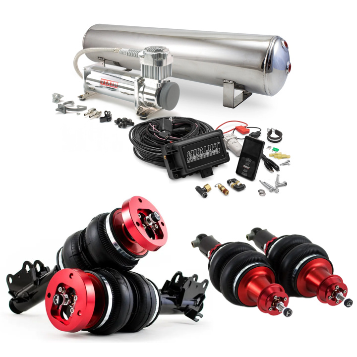 10-15 Chevrolet Camaro Complete Air Suspension Kit Incl. Air Lift 3P Management Air Lift Performance in the group Universal products / Chassis / Air Suspension / Model adapted air suspension at DDESIGN Scandinavia AB (SET-alf78501)