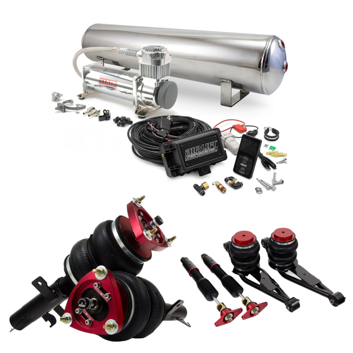 11-17 Ford Focus ST/RS Complete Air Suspension Kit Incl. Air Lift 3P Management Air Lift Performance in the group Select car model / Ford / Focus Standard MK3 11-19 / Chassis / Air suspension at DDESIGN Scandinavia AB (SET-alf78543)