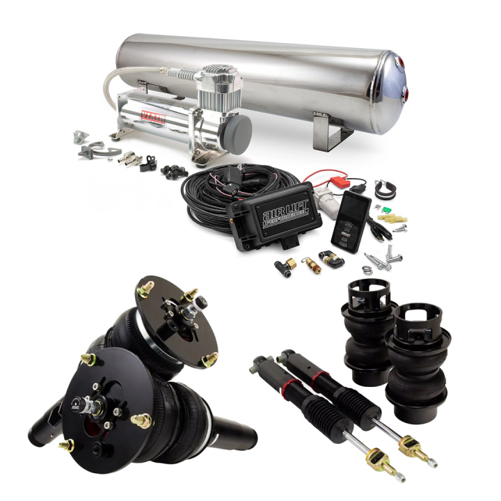 BMW 2- 3- & 4-series F2X/F3X Complete Air Suspension Kit Incl. Air Lift 3P Management Air Lift Performance in the group Select car model / BMW / 1-series 2-series (F20-F23) 2011-2019 / Chassis / Suspension at DDESIGN Scandinavia AB (SET-alf78555)