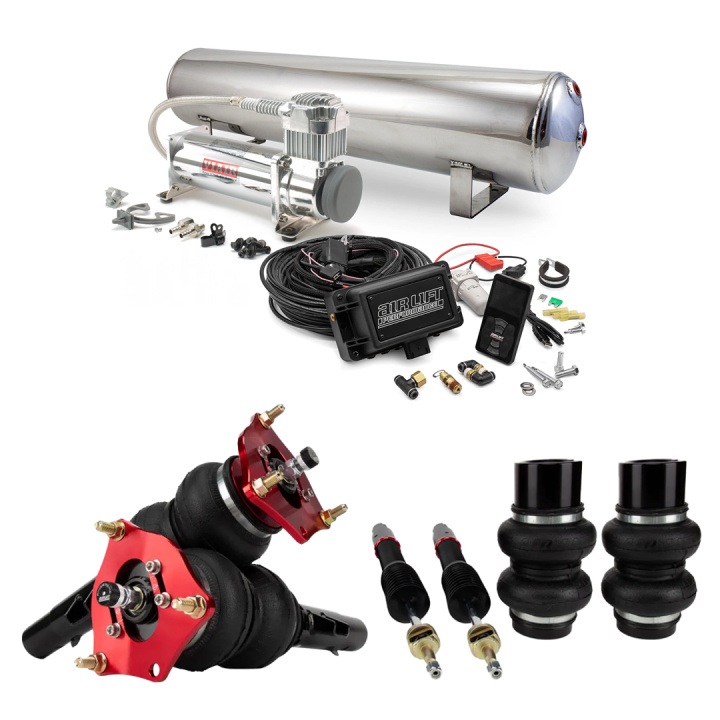 Honda Civic 2016-2021 Complete Air Suspension Kit Incl. Air Lift 3P Management Air Lift Performance in the group Universal products / Chassis / Air Suspension / Model adapted air suspension at DDESIGN Scandinavia AB (SET-alf78599)