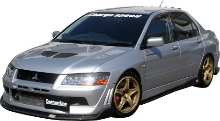 EVO 7 Frontläpp \'\'Bottomline\'\' Chargespeed in the group Select car model / Mitsubishi / EVO 7 / Styling at DDESIGN Scandinavia AB (SI-209551)