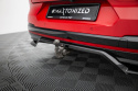 Skoda Enyaq Coupe iV RS 2022+ Central Rear Splitter (With Vertical Bars) V.1 Maxton Design