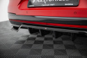 Skoda Enyaq Coupe iV RS 2022+ Central Rear Splitter (With Vertical Bars) V.1 Maxton Design