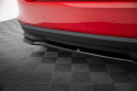 Skoda Fabia MK4 2021+ Central Rear Splitter V.1 Maxton Design
