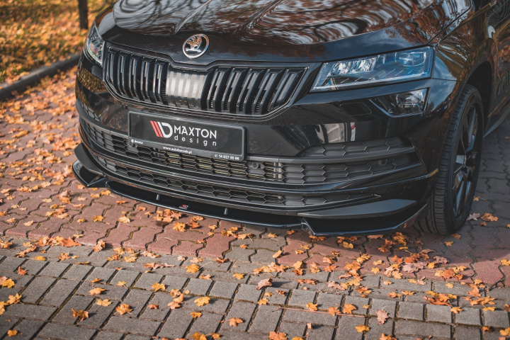 Front Splitter Skoda Karoq Sportline Maxton Design in the group Select car model / Skoda / Karoq (NU7) 2017+ at DDESIGN Scandinavia AB (SK-KA-1-SL-FD1G)