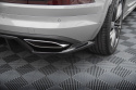 Central Rear Splitter (With Vertical Bars) Skoda Kodiaq Rs Mk1 Facelift Maxton Design