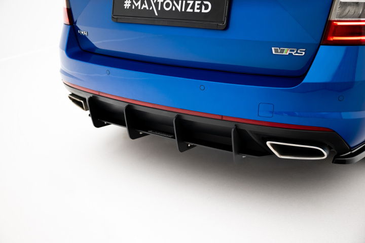 Skoda Octavia RS MK3 2013-2019 Racing Rear Diffuser V.1 Maxton Design in the group Select car model / Skoda / Octavia MK3 12-20 / Styling at DDESIGN Scandinavia AB (SK-OC-3-3F-RS-CNC-RS1A)
