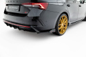 Rear Side Splitters V.4 + Flaps Skoda Octavia RS Combi / Liftback Mk4 / Mk4 Facelift Maxton Design