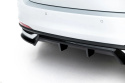Skoda Scala Mk1 Facelift 2023+ Central Rear Splitter (With Vertical Bars) V.1 Maxton Design