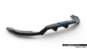 Skoda Scala Mk1 Facelift 2023+ Central Rear Splitter (With Vertical Bars) V.1 Maxton Design
