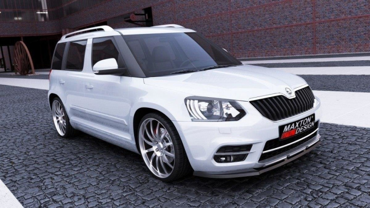 Front Splitter Skoda Yeti City Facelift Model Maxton Design in the group Select car model / Skoda / Yeti 09+ at DDESIGN Scandinavia AB (SK-YE-1F-FD1G)