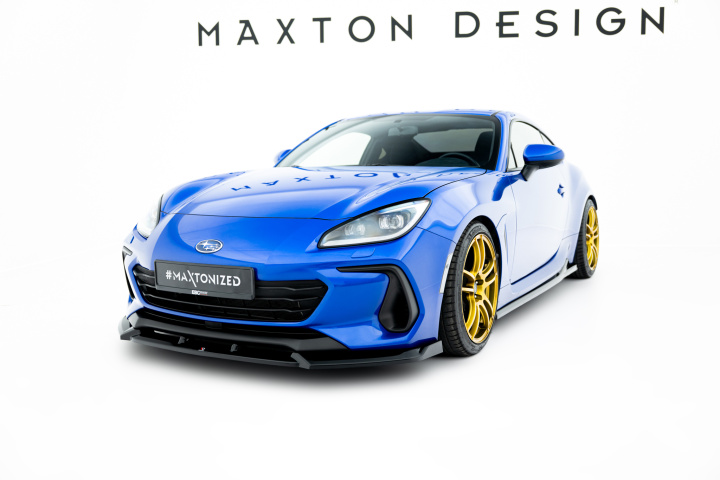 Subaru BRZ Mk2 2021+ Front Splitter V.1 Maxton Design in the group Select car model / Subaru / BRZ 21+ at DDESIGN Scandinavia AB (SU-BRZ-2-FD1G)