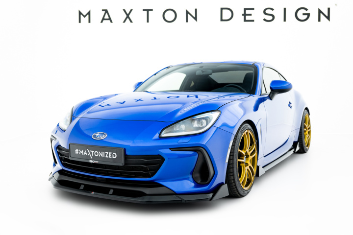 Subaru BRZ Mk2 2021+ Front Splitter V.3 Maxton Design in the group Select car model / Subaru / BRZ 21+ at DDESIGN Scandinavia AB (SU-BRZ-2-FD3G)