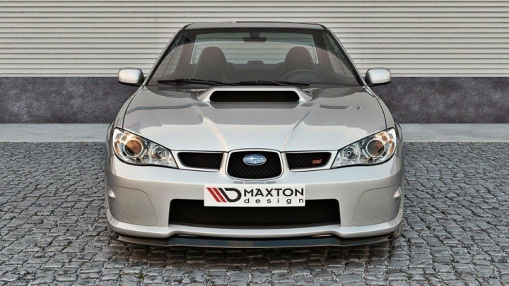 Front Splitter Subaru Impreza Wrx Sti (HAWKEYE) Maxton Design in the group Select car model / Subaru / Impreza inkl. WRX - STI 00-07 / Styling / Front lips at DDESIGN Scandinavia AB (SU-IM-2F-WRX-STI-FD1G)