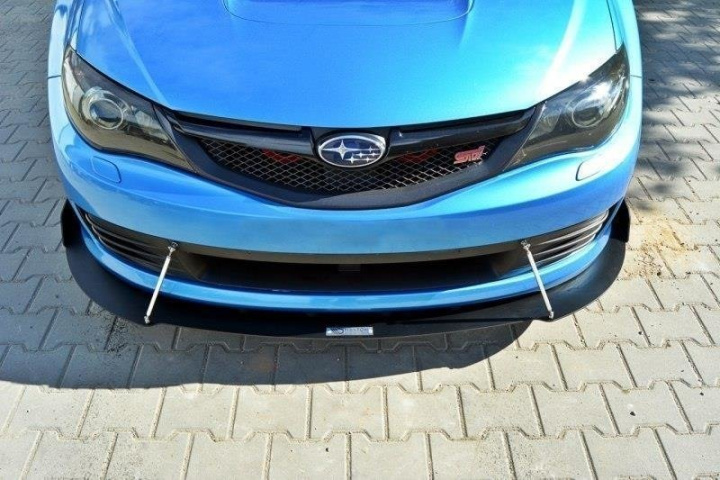 Subaru Impreza WRX STi 2008-2011 Front Splitter Racing Maxton Design in the group Select car model / Subaru / Impreza inkl. WRX 08-14 / Styling / Front lips at DDESIGN Scandinavia AB (SU-IM-3-WRX-STI-CNC-FD1)