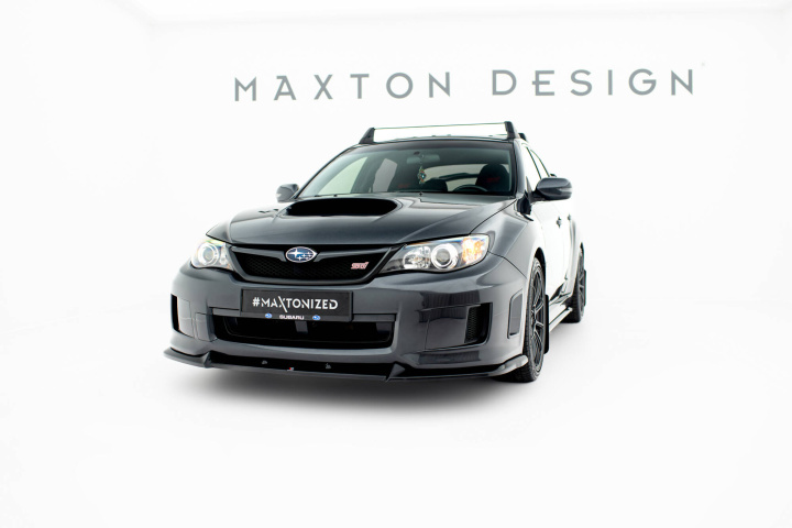 Subaru Impreza WRX STI Mk3 Facelift 2011-2014 Front Splitter V.2 Maxton Design in the group Select car model / Subaru / Impreza inkl. WRX 08-14 / Styling at DDESIGN Scandinavia AB (SU-IM-3F-WRX-STI-FD2G)