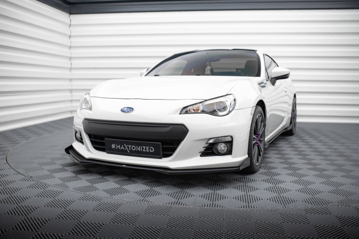 Subaru BRZ Mk1 2012-2017 Street Pro Front Splitter V.1 + Flaps Maxton Design in the group Select car model / Subaru / BRZ 12-21 / Styling at DDESIGN Scandinavia AB (SUBRZ1CNC-FD1BFSF1G)