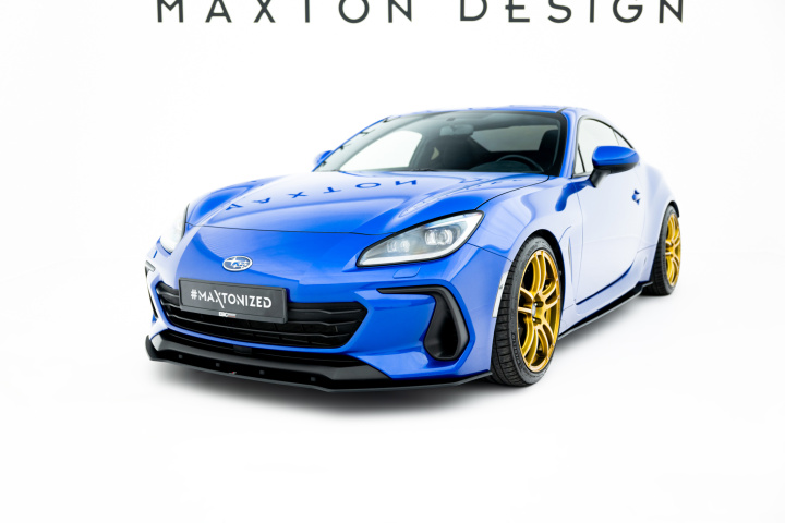 Subaru BRZ Mk2 2021+ Street Pro Front Splitter Maxton Design in the group Select car model / Subaru / BRZ 21+ at DDESIGN Scandinavia AB (SUBRZ2CNC-FD1BRB)