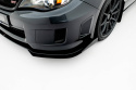 Subaru Impreza WRX STI Mk3 Facelift 2011-2014 Street Pro Front Splitter + Flaps Maxton Design