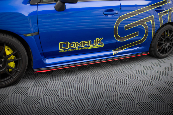 Side Skirts Diffusers V.2 Subaru Wrx Sti Maxton Design in the group Select car model / Subaru / WRX STI 15-21 / Styling / Side skirts at DDESIGN Scandinavia AB (SUIM4WRXSTI-SD2RRED-SD2G)