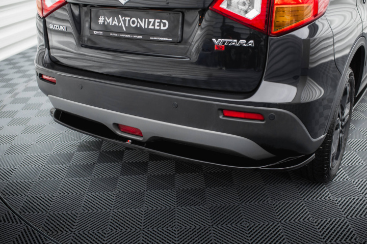 Suzuki Vitara S Mk2 2015+ Central Rear Splitter (With Vertical Bars) V.1 Maxton Design in the group Select car model / Suzuki / Vitara - Grand Vitara at DDESIGN Scandinavia AB (SZ-VI-3-S-RD1G)