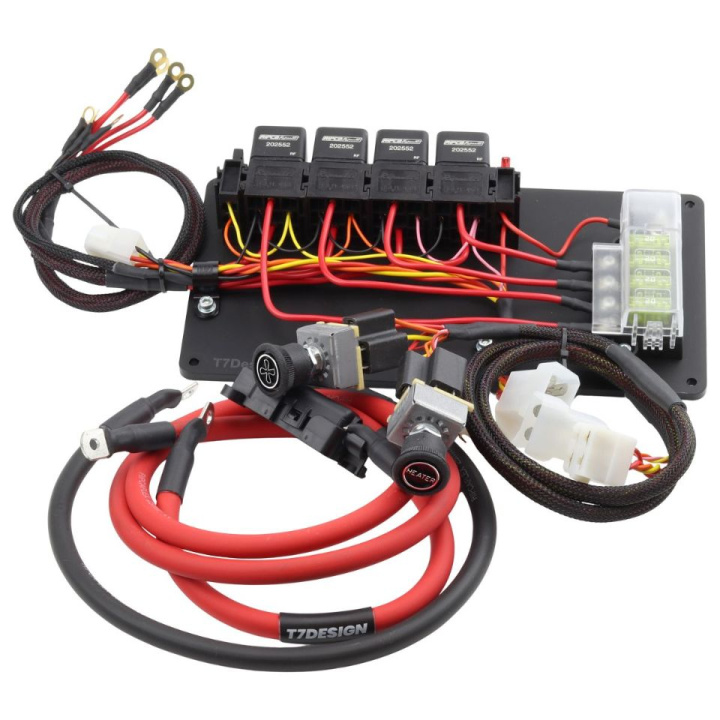 T7Design 3 Stage Harness for 12V 1KW Electric Heater in the group Interior / Heater & Accessories / Buttons & Control Panels at DDESIGN Scandinavia AB (T7-121000-4R)