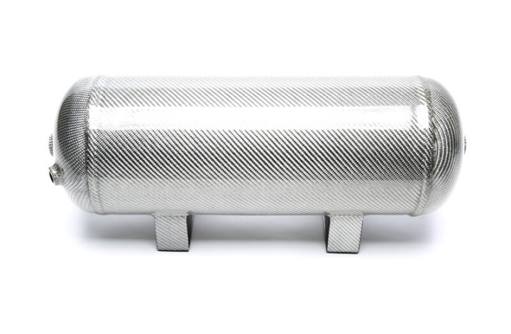 TA Technix Air Tank 11,5L Silver With Genuine Carbon Cover in the group Universal products / Chassis / Air Suspension / Parts for air suspension / Air tanks at DDESIGN Scandinavia AB (TA-LF5014)