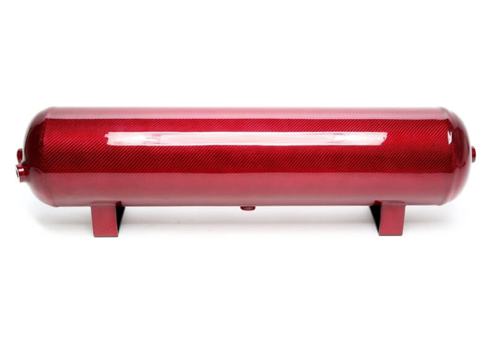 TA Technix Air Tank 19L Red With Genuine Carbon Cover in the group Universal products / Chassis / Air Suspension / Parts for air suspension / Air tanks at DDESIGN Scandinavia AB (TA-LF5016)