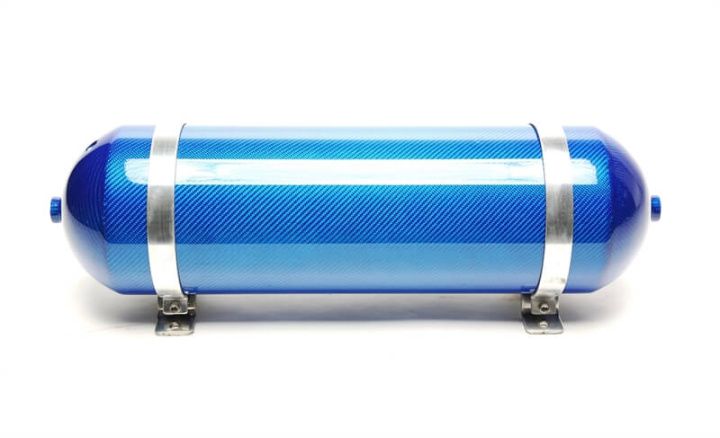 TA Technix Seamless Air Tank 11,5L Blue With Genuine Carbon Cover in the group Universal products / Chassis / Air Suspension / Parts for air suspension / Air tanks at DDESIGN Scandinavia AB (TA-LF5019)