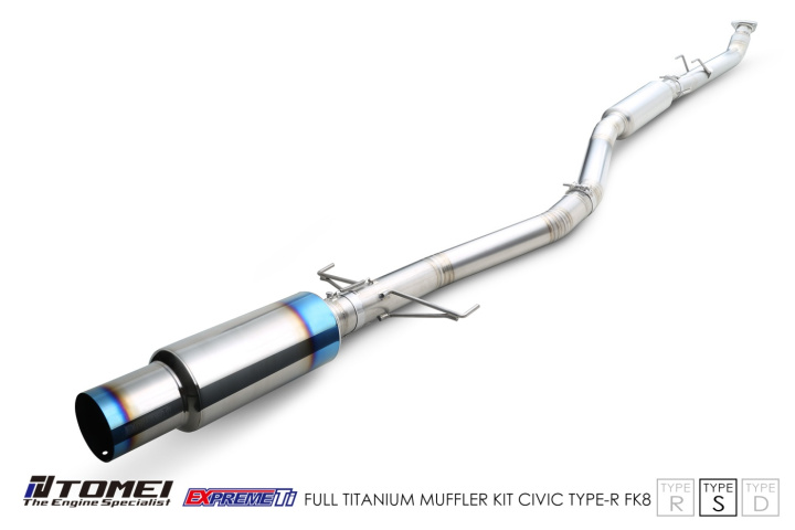Honda Civic Type-R FK8 2017-2019 Expreme Ti FULL Titanium Exhaust System Type-S TOMEI in the group Select car model / Honda / Civic Type R FK8 17-21 / Tuning at DDESIGN Scandinavia AB (TB6090-HN06B)
