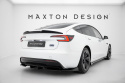 Tesla Model 3 Performance Mk1 Facelift 2023+ Rear Splitter (with vertical bars) V.1 Maxton Design