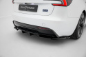 Tesla Model 3 Performance Mk1 Facelift 2023+ Rear Splitter (with vertical bars) V.2 Maxton Design