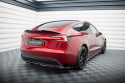 Tesla Model 3 Highland (Facelift) 2023+ Central Rear Splitter (With Vertical Bars) V.1 Maxton Design